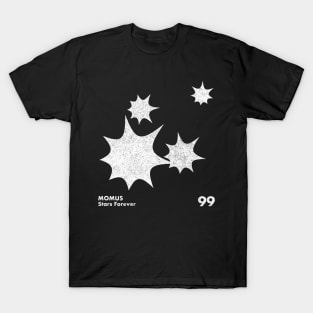 Momus / Stars Forever / Minimal Graphic Design T-Shirt